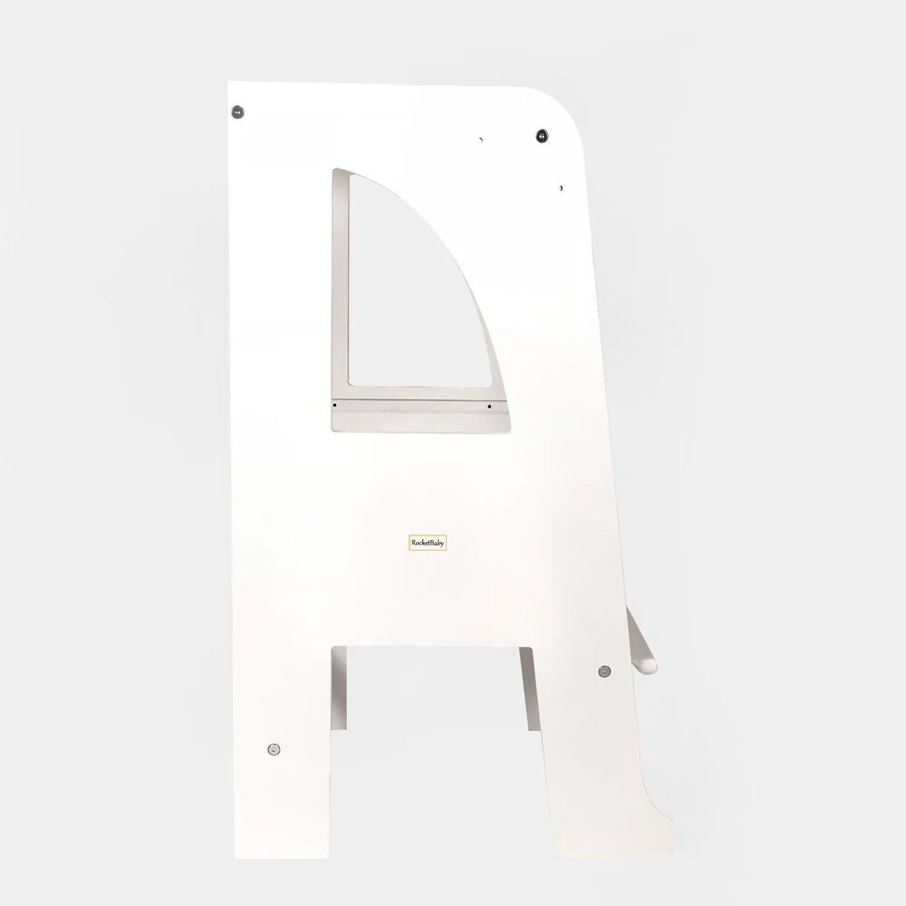 RocketBaby Learning Tower Montessori White Snow